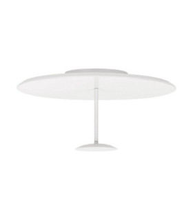 Nima Integrated LED Semi Flush Ceiling Light Sandy White Triac Dimmable LED 15W 984lm 3000K-1