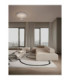 Nima Integrated LED Semi Flush Ceiling Light Sandy White Triac Dimmable LED 15W 984lm 3000K-2