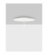 Nima Integrated LED Semi Flush Ceiling Light Sandy White Triac Dimmable LED 15W 984lm 3000K-4