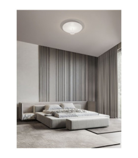 Nima Integrated LED Semi Flush Ceiling Light Sandy White Triac Dimmable LED 30W 1832lm 3000K-2
