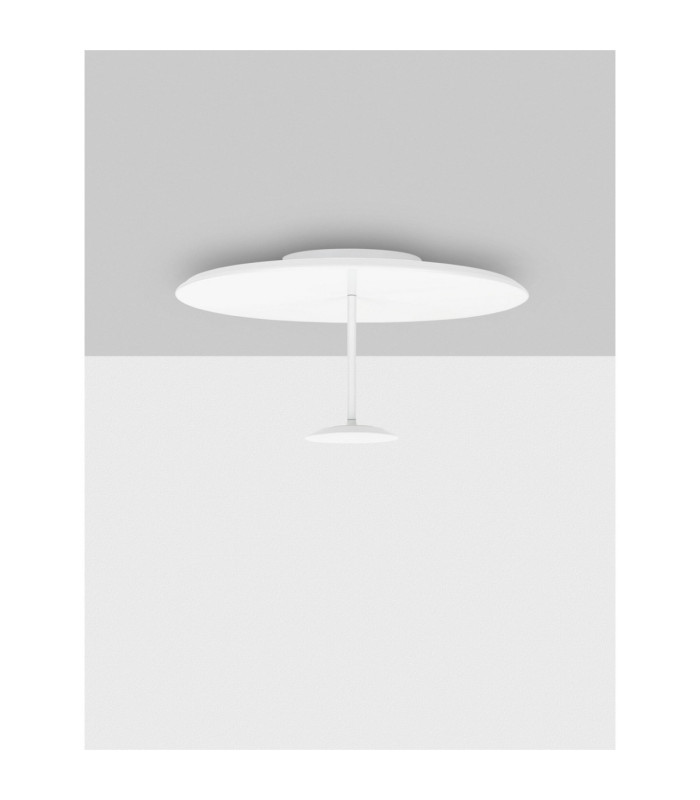 Nima Integrated LED Semi Flush Ceiling Light Sandy White Triac Dimmable LED 30W 1832lm 3000K-3