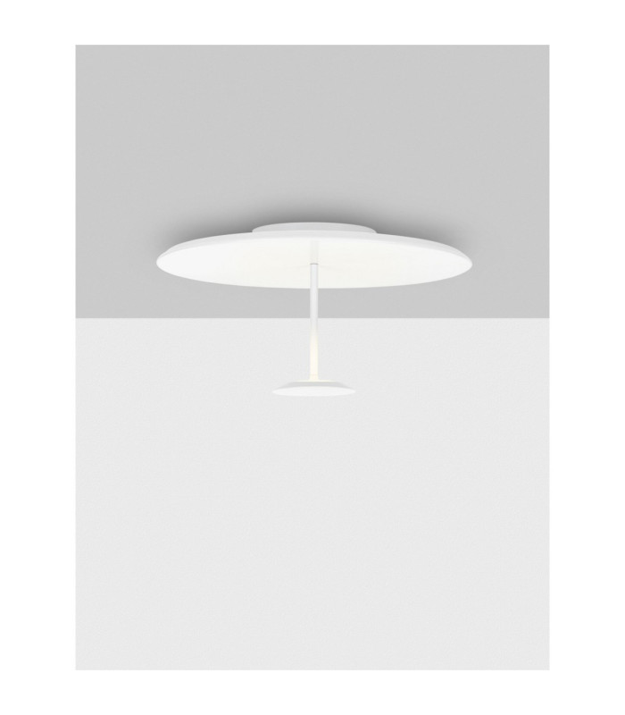 Nima Integrated LED Semi Flush Ceiling Light Sandy White Triac Dimmable LED 30W 1832lm 3000K-4