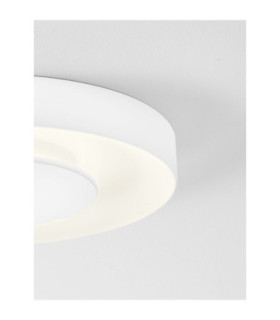 Pada Integrated LED Semi Flush Ceiling Light Sandy White Triac Dimmable LED 25W 1592lm 2700-3000-4000K-2