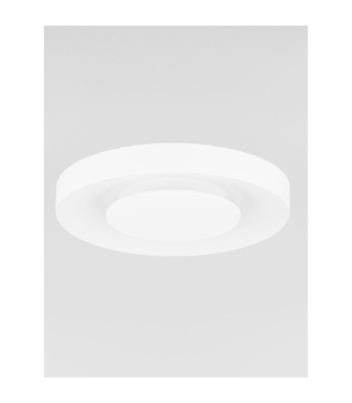 Pada Integrated LED Semi Flush Ceiling Light Sandy White Triac Dimmable LED 25W 1592lm 2700-3000-4000K-3