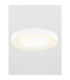 Pada Integrated LED Semi Flush Ceiling Light Sandy White Triac Dimmable LED 25W 1592lm 2700-3000-4000K-4