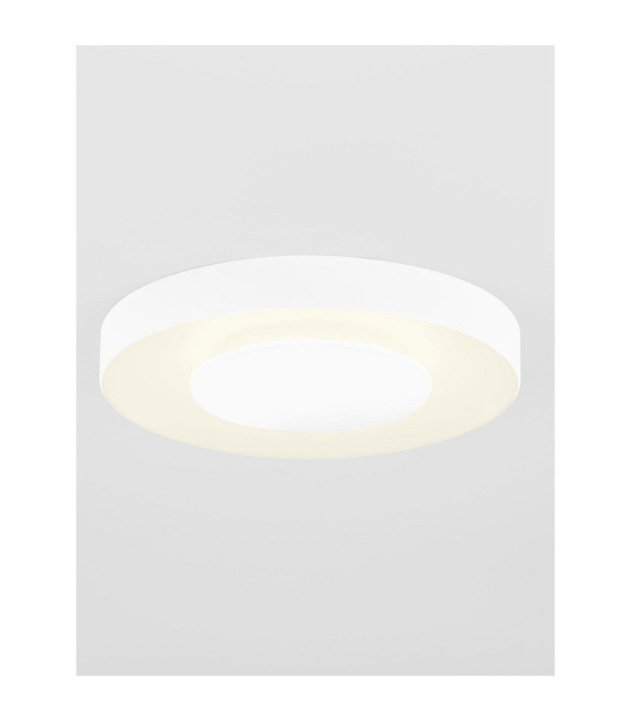Pada Integrated LED Semi Flush Ceiling Light Sandy White Triac Dimmable LED 25W 1592lm 2700-3000-4000K-4