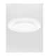 Pada Integrated LED Semi Flush Ceiling Light Sandy White Triac Dimmable LED 37W 2207lm 2700-3000-4000K-3