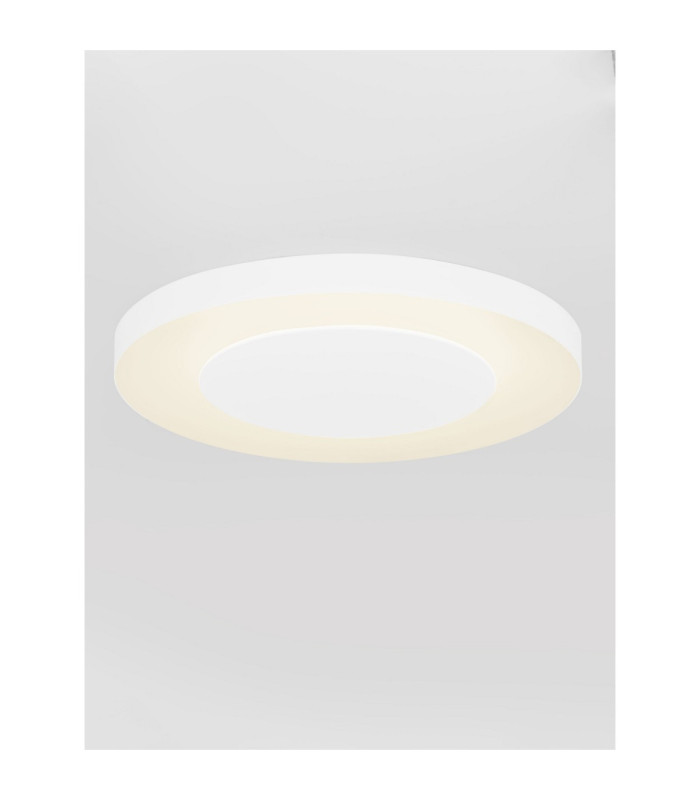 Pada Integrated LED Semi Flush Ceiling Light Sandy White Triac Dimmable LED 37W 2207lm 2700-3000-4000K-4
