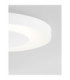 Pada Integrated LED Semi Flush Ceiling Light Sandy White Triac Dimmable LED 37W 2207lm 2700-3000-4000K-5