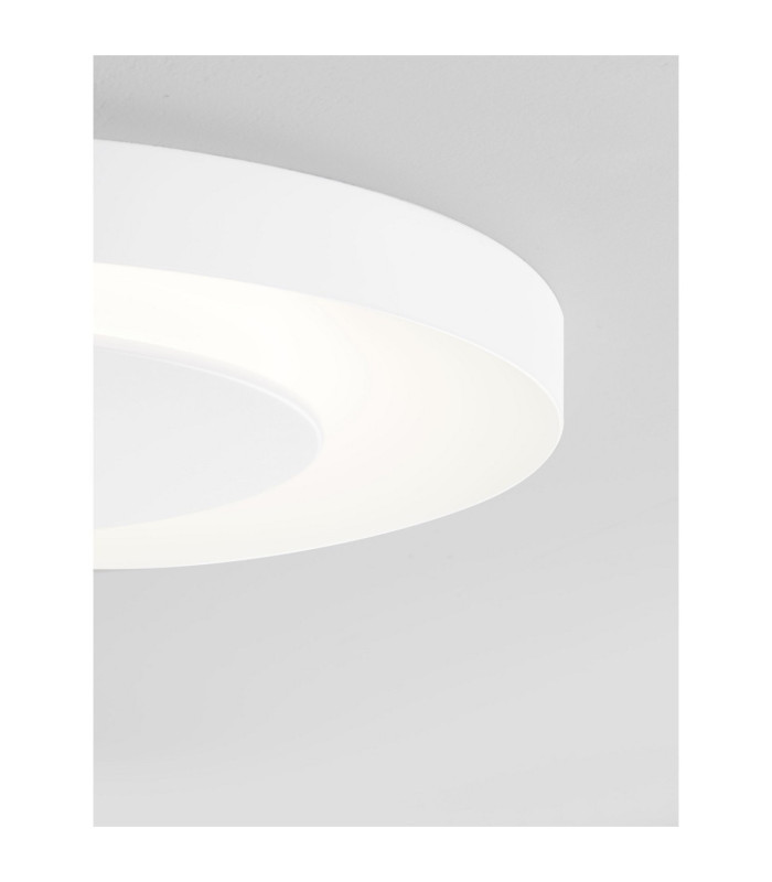 Pada Integrated LED Semi Flush Ceiling Light Sandy White Triac Dimmable LED 37W 2207lm 2700-3000-4000K-5