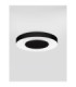 Pada Integrated LED Semi Flush Ceiling Light Sandy Black Sandy White Triac Dimmable LED 25W 1592lm 2700-3000-4000K-3