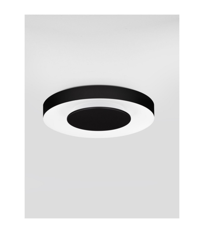 Pada Integrated LED Semi Flush Ceiling Light Sandy Black Sandy White Triac Dimmable LED 25W 1592lm 2700-3000-4000K-3