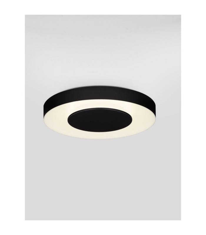 Pada Integrated LED Semi Flush Ceiling Light Sandy Black Sandy White Triac Dimmable LED 25W 1592lm 2700-3000-4000K-4