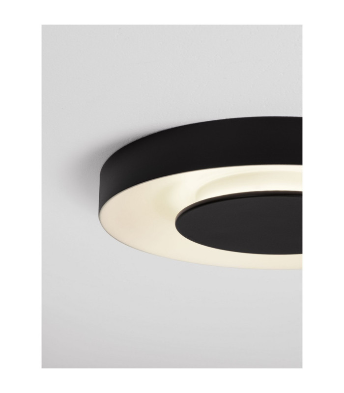 Pada Integrated LED Semi Flush Ceiling Light Sandy Black Sandy White Triac Dimmable LED 25W 1592lm 2700-3000-4000K-5