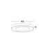 Pada Integrated LED Semi Flush Ceiling Light Sandy Black Sandy White Triac Dimmable LED 25W 1592lm 2700-3000-4000K-6