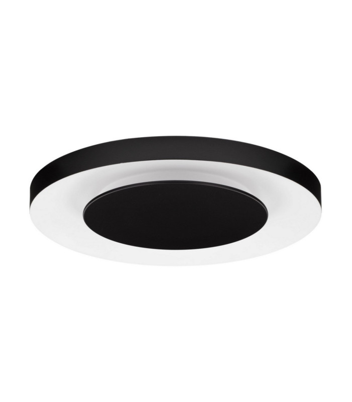 Pada Integrated LED Semi Flush Ceiling Light Sandy Black Sandy White Triac Dimmable LED 37W 2207lm 2700-3000-4000K-1
