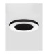 Pada Integrated LED Semi Flush Ceiling Light Sandy Black Sandy White Triac Dimmable LED 37W 2207lm 2700-3000-4000K-3