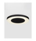Pada Integrated LED Semi Flush Ceiling Light Sandy Black Sandy White Triac Dimmable LED 37W 2207lm 2700-3000-4000K-4