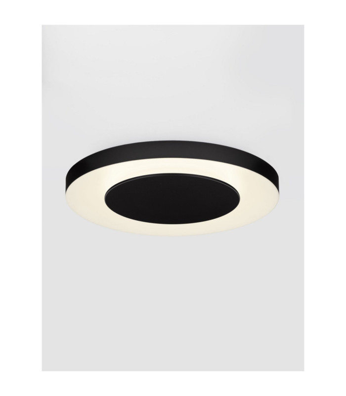Pada Integrated LED Semi Flush Ceiling Light Sandy Black Sandy White Triac Dimmable LED 37W 2207lm 2700-3000-4000K-4