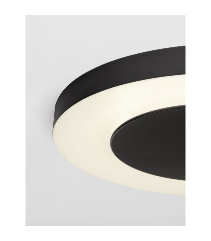 Pada Integrated LED Semi Flush Ceiling Light Sandy Black Sandy White Triac Dimmable LED 37W 2207lm 2700-3000-4000K-5