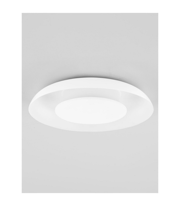 Epos Flush Ceiling Light Sandy White Triac Dimmable LED 24W 1482lm 2700-3000-4000K CCT-3