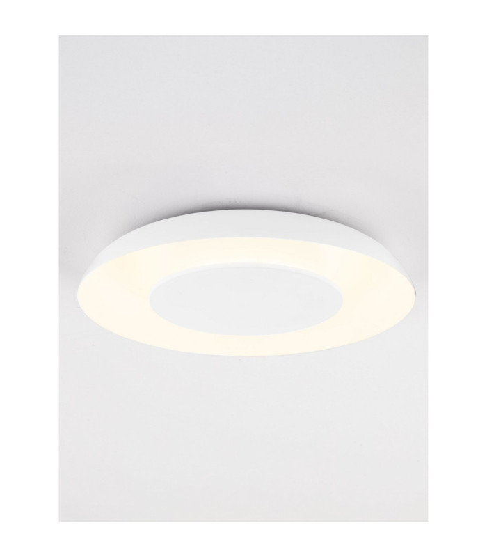 Epos Flush Ceiling Light Sandy White Triac Dimmable LED 24W 1482lm 2700-3000-4000K CCT-4