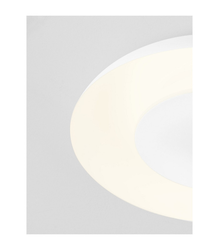 Epos Flush Ceiling Light Sandy White Triac Dimmable LED 24W 1482lm 2700-3000-4000K CCT-5