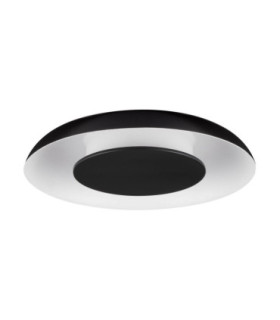 Epos Flush Ceiling Light Sandy Black Sandy White Triac Dimmable LED 24W 1482lm 2700-3000-4000K CCT-1