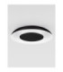 Epos Flush Ceiling Light Sandy Black Sandy White Triac Dimmable LED 24W 1482lm 2700-3000-4000K CCT-3