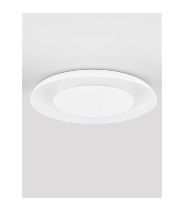 Epos Flush Ceiling Light Sandy White Triac Dimmable LED 38W 2200lm 2700-3000-4000K CCT-3