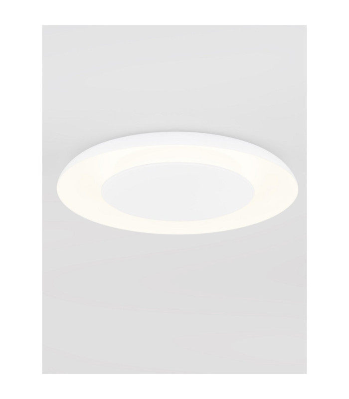 Epos Flush Ceiling Light Sandy White Triac Dimmable LED 38W 2200lm 2700-3000-4000K CCT-4