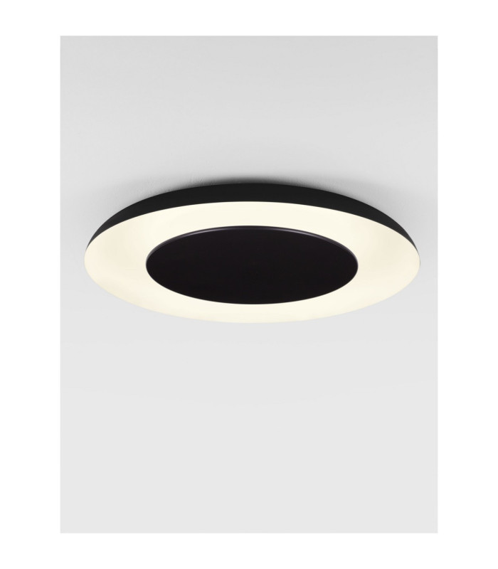 Epos Flush Ceiling Light Sandy Black Sandy White Triac Dimmable LED 38W 2200lm 2700-3000-4000K CCT-4