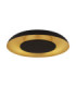 Epos Decorative Flush Ceiling Light Sandy Black Brushed Gold Triac Dimmable LED 24W 1482lm 2700-3000-4000K CCT-1