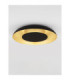 Epos Decorative Flush Ceiling Light Sandy Black Brushed Gold Triac Dimmable LED 24W 1482lm 2700-3000-4000K CCT-4