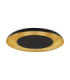Epos Decorative Flush Ceiling Light Sandy Black Brushed Gold Triac Dimmable LED 38W 2200lm 2700-3000-4000K CCT-1