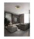 Epos Decorative Flush Ceiling Light Sandy Black Brushed Gold Triac Dimmable LED 38W 2200lm 2700-3000-4000K CCT-2