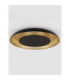 Epos Decorative Flush Ceiling Light Sandy Black Brushed Gold Triac Dimmable LED 38W 2200lm 2700-3000-4000K CCT-3