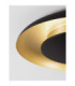 Epos Decorative Flush Ceiling Light Sandy Black Brushed Gold Triac Dimmable LED 38W 2200lm 2700-3000-4000K CCT-5