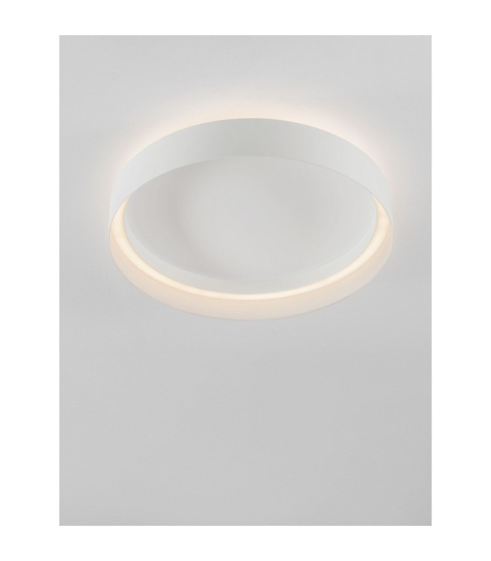 Lumia Flush Ceiling Light Sandy White Triac Dimmable LED 49W 2385lm 2700-3000-4000K CCT-5