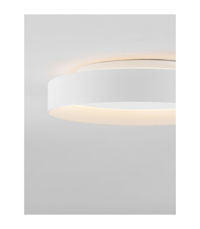 Lumia Flush Ceiling Light Sandy White Triac Dimmable LED 49W 2385lm 2700-3000-4000K CCT-6
