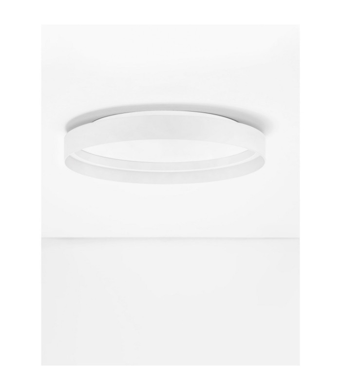 Lumia Flush Ceiling Light Sandy White Triac Dimmable LED 59W 2722lm 2700-3000-4000K CCT-3