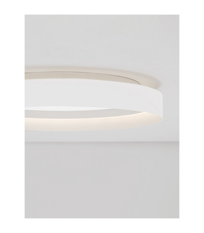 Lumia Flush Ceiling Light Sandy White Triac Dimmable LED 59W 2722lm 2700-3000-4000K CCT-6