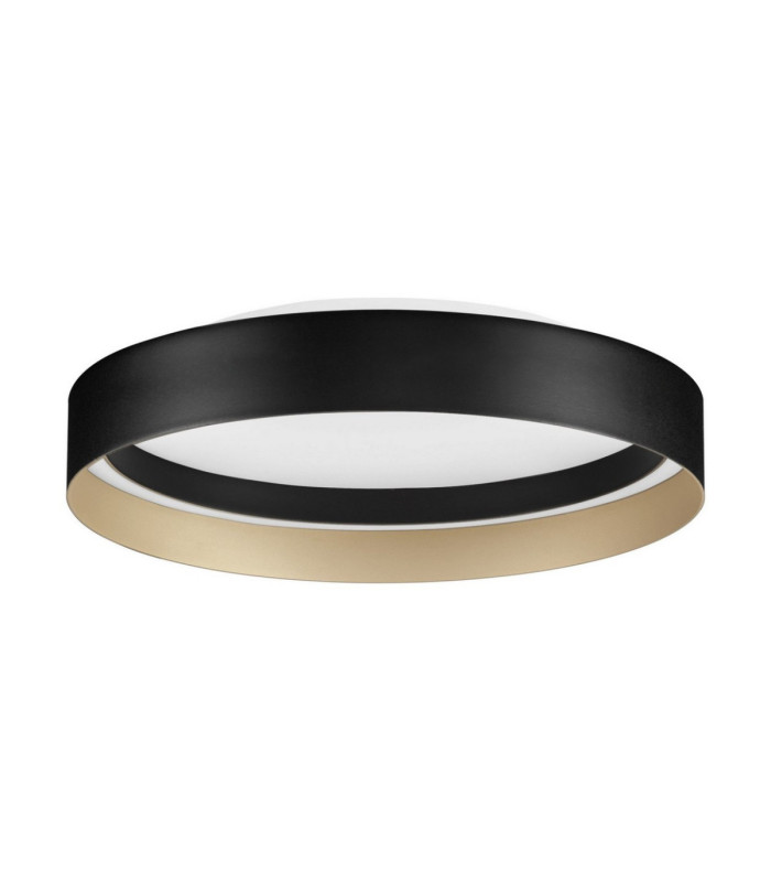 Lumia Flush Ceiling Light Champagne Gold Sandy Black Triac Dimmable LED 49W 2385lm 2700-3000-4000K CCT-1