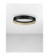 Lumia Flush Ceiling Light Champagne Gold Sandy Black Triac Dimmable LED 49W 2385lm 2700-3000-4000K CCT-3