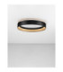 Lumia Flush Ceiling Light Champagne Gold Sandy Black Triac Dimmable LED 49W 2385lm 2700-3000-4000K CCT-4