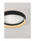 Lumia Flush Ceiling Light Champagne Gold Sandy Black Triac Dimmable LED 49W 2385lm 2700-3000-4000K CCT-6