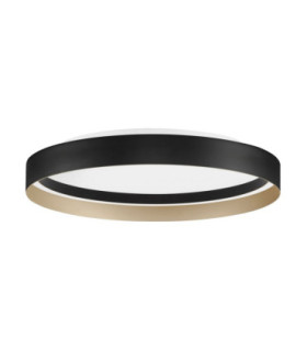 Lumia Flush Ceiling Light Champagne Gold Sandy Black Triac Dimmable LED 59W 2722lm 2700-3000-4000K CCT-1