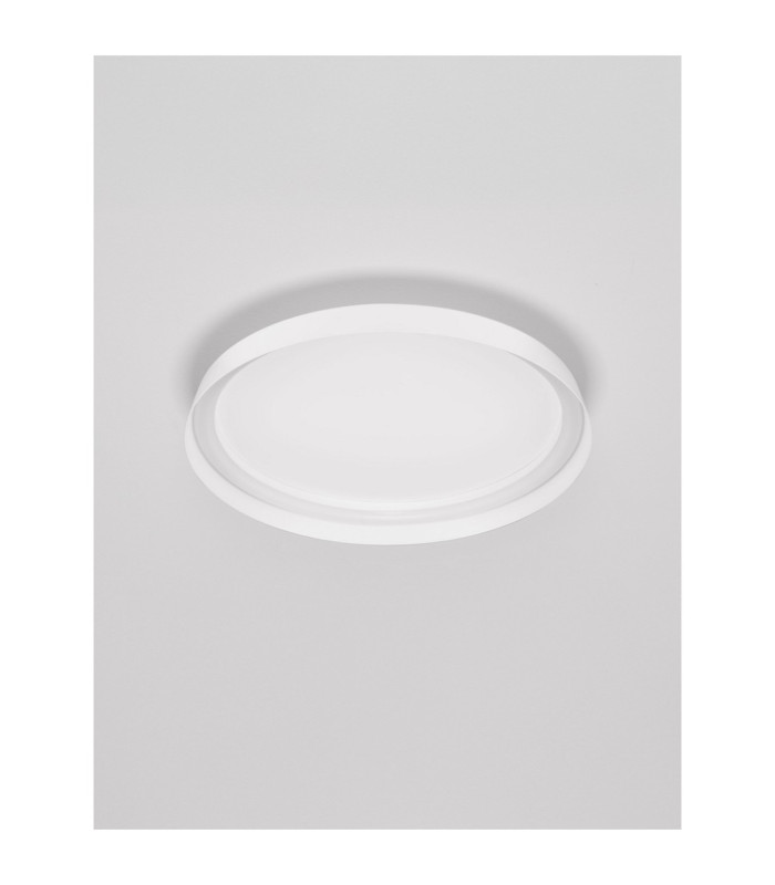 Ormi Flush Ceiling Light Sandy White Triac Dimmable LED 38W 2713lm 2700-3000-4000K CCT-3