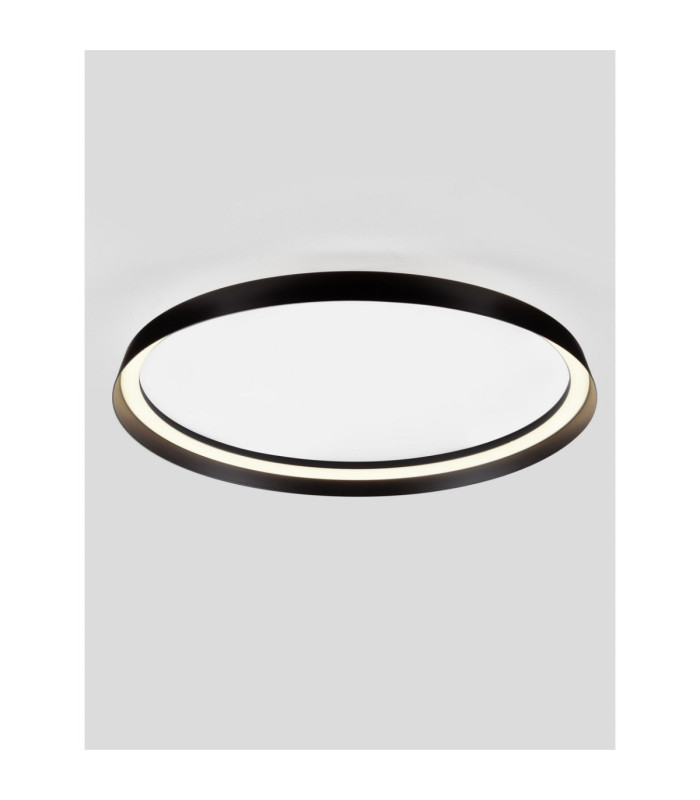 Ormi Flush Ceiling Light Sandy Black Triac Dimmable LED 48 W 3361lm 2700-3000-4000K CCT-4