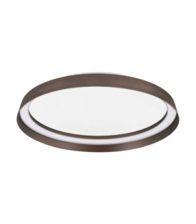 Ormi Flush Ceiling Light Brushed Brown Coffee Triac Dimmable LED 38W 2713lm 2700-3000-4000K CCT-1
